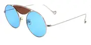 Eyepetizer John C.1-8-2 Men's Sunglasses Silver Size 49