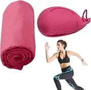 Quick Dry Towels for Travel - Breathable Cooling Towel - Quick Dry Gym Towel for Women and Men, Lightweight Travel Sports Towels with Storage Box