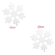 Snowflake Christmas Decoration Tree Pendant for Crafting Wedding Non-toxic