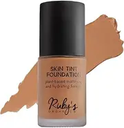 RUBY's ORGANICS Liquid Foundation for Face Makeup-Waterproof, Full Coverage Blendable, Long Lasting, Matte Finish and Poreless, Normal to Oily Skin, Vegan, Paraben and Silicon-Free, Shade D 03, 30 Ml