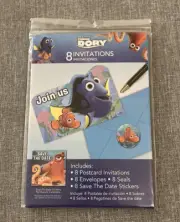 Finding Dory birthday party invitations pack of 8 new package Kids Supplies Nemo