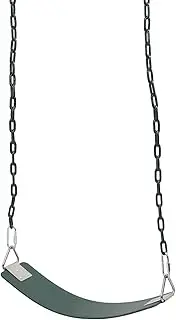 Outdoor Swing Set, Swing Seats Heavy Duty with Coated Chain, Support 440.9lb, Outdoor EVA Soft Board Swing, Playground Swing Set for Kids Outdoor Play Playground