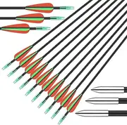 Genki 18-55lbs Arrows Archery Target Shooting Practice Compound Recurve Bow Youth Beginners