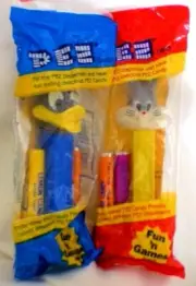 LOONEY TUNES PEZ BUGS BUNNY DAFFY DUCK ADVERSARY SET FACTORY PACKAGED