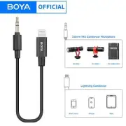 BY-K1 3.5mmTRS (Male) to Lightning (Female) MFi Certified Wireless Micropho