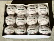 NEW (12) DeMarini ASA Softballs A9144 - White 12” Synthetic 375 lbs. 44 COR