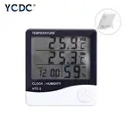 SMART IN/OUT TEMPERATURE DISPLAY HUMIDITY METER TIME DIGITAL LCD THERMOMETER 0F