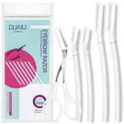 DUAIU Dermaplaning Tool (5 Count) - Dermaplane Razor for Women Face - Eyebrow...