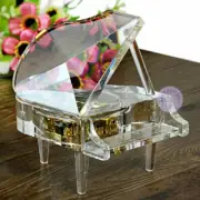 Transparent PIANO MUSIC BOX : TALE AS OLD AS TIME