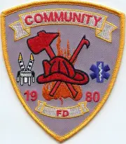 COMMUNITY FIRE DEPARTMENT INMAN SOUTH CAROLINA FIRE PATCH