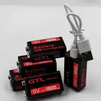 在飛比找蝦皮購物優惠-【現貨】GTL 電鋰電池 USB 接口 萬用表 吉他 話筒 