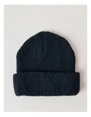 [Blaq] Essential Knit Beanie in Navy