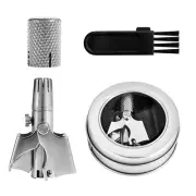 Manual Ear and Nose Hair Trimmer for Men Women,Capping Upgrade,Battery-Free,W...