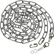 uxcell 10 Feet Lighting Chain for Hanging Lamp, Chandelier Chain Light Fixture Chain Load Capacity 65 Lbs for Pendant Light, Ceiling Fan, Bronze