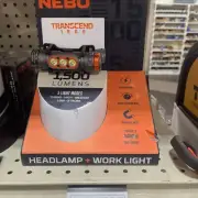 NEBO Transcend 1500 Rechargeable Headlamp w/ 1500 Lumen NEB-HLP-1001