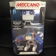Meccano Micronoid Building Programmable Blue Basher Robot