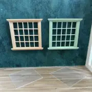 Doll House Miniatures 1/12 Scale Furniture Vintage Window Frame Garden Bedroom