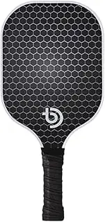 Carbon Fiber Pickle Ball Racket - Pickle Ball Paddle with Bag Lightweight Pickle Ball Racket,Honeycomb Core Pickle Ball Set Comfort Grip Outdoor Supplies for Women & Men