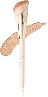 ENZO KEN Angled Foundation Brush, Cream Contour Brush, Foundation Brush for Liquid Makeup, Foundcealer Brush, Makeup Brushes for Liquid Foundation, Liquid Blush Blending, Powder Contour and Bronzer.
