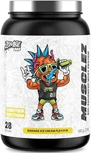 Zombie Labs Musclez Whey Protein 28 Serves Banana Ice Cream