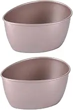 NOLITOY Egg-Shaped Steamer Bowl Easy to Clean Multi-Purpose Carbon Steel Cooking Bowl