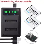 Li-50B Battery or LCD Slim Charger for OLYMPUS VR-340 VR-350 VR-360 VR-370 XZ-1