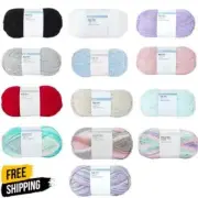 100g Knitting Yarn 8Ply Super Soft Acrylic Wool Multi Colour Craft Polyester