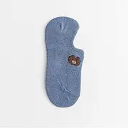 [NC] Ladies Boat Socks, Korean Cute Boat Socks, Thin Invisible Non-Slip Japanese Cotton Boat Socks in Spring and Summer