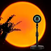[GTTFAE] Dimmable Sunset Projection Lamp with Adjustable Height, 180 Degree Rotation, USB Projector Lights for Romantic Selfie Lighting and Bedroom/Living Room/Party Decoration