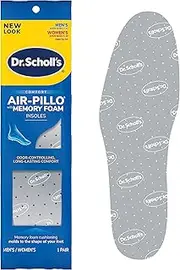 Dr. Scholl's DOUBLE AIR-PILLO Insoles // Cushioning Molds to Your Foot and Absorbs Shock for All-Day Comfort (One Size fits Men's 7-13 & Women's 5-10)