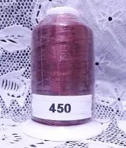 1 NEW burgundy #450 GUTERMANN miniking 100% polyester thread 1094 yds Spool