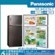 【Panasonic 國際牌】422公升 一級能效智慧節能右開雙門無邊框玻璃冰箱-曜石棕 NR-B421TG-T_廠商直送