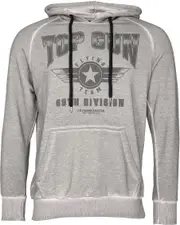 Top Gun 2102, hoodie , color: Light Grey , size: XL