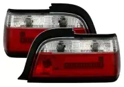 LTI LED Tail Light for BMW 3 Series E36 90-99 Coupe Cabrio Red White LDBM77WS XI