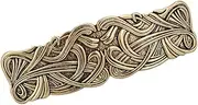 Large Pin Hairpin Barrette Barrette Clip for, Golden, as described