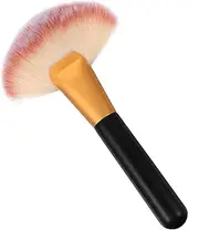 [Healeved] Large Powder Foundation Brush with Wood Handle Soft Bristles for Blush and Loose Powder Application Makeup Tool for Blending and Everyday Use Random Color
