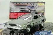 BACK TO THE FUTURE DELOREAN TIME MACHINE MODEL CAR 1:32 SCALE ONE I DMC BTF K8