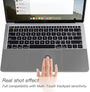 2 - Laptop touchpad Protector trackpad Cover Grey for Dell Inspiron 350 Pack of