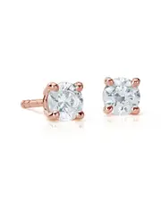 Suzy Levian 14K Rose Gold 0.20 ct. tw. Diamond Studs
