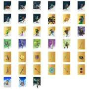 39x The Legend of Zelda NFC Mini Amiibo Card Tears of the Kingdom Amiibo Cards ◐