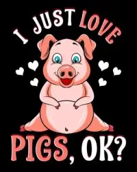 在飛比找博客來優惠-I Just Love Pigs, OK?: Cute & 