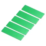 2.73 x 0.78inch Engraved Name Tags Kit,5Pcs Blank Badge with Pin,Green