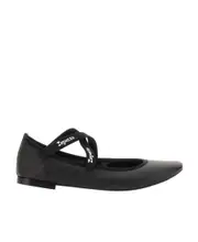 Joana Mary leather ballerina shoes 42 Black