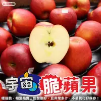 在飛比找momo購物網優惠-【WANG 蔬果】美國進口宇宙脆蘋果8顆x1盒(2.5kg/