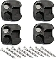 UtySty 4 Pack Camping Chair Feet Replacement Camping Stool Foot Plastic Joint Bracket Parts for 5/8 Inch Tubing Portable Folding Stool Oversized Camping Folding Chair Table Outdoor Loveseat