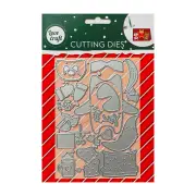 Poppy Crafts Cutting Dies - Christmas Collection - Festive Friends*