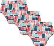 Caihoyu Baby Girls Potty Training Underpants Leakproof Overnight Training Underwear Breathable Underwear for Kids 5T Spring Building Blocks Toy