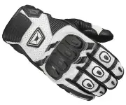 Cortech Manix ST Mens Leather Motorcycle Gloves White