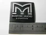 4pcs Replacement Martin Audio Sticker Speaker logo Badge 52mm ABS Aftermarket