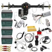 860mm Rear Axle Kits 48V 1000W Brushless Differential Motor Dune Buggy Quad Cart